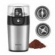 Electric Coffee Grinder, Fenmor Stainless Steel Spice Grinder Coffee Bean Grinder with 2 Removable Blade Bowls, 70g/12 Cups Large Capacity, 200W Great Power, Dry Wet Grinders for Nuts Seed Grains