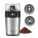 Electric Coffee Grinder, Fenmor Stainless Steel Spice Grinder Coffee Bean Grinder with 2 Removable Blade Bowls, 70g/12 Cups Large Capacity, 200W Great Power, Dry Wet Grinders for Nuts Seed Grains